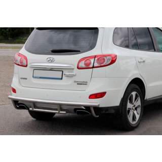 Zadnji zaščitni lok AK002-2 (nerjaveče jeklo) Hyundai Santa Fe 2 2006–2012 fotografija 4
