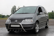 Volkswagen Sharan 1995–2010 Sprednji zaščitni lok WT004 (nerjavno jeklo) fotografija 1