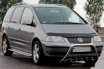 Volkswagen Sharan 1995–2010 Sprednji zaščitni lok WT004 (nerjavno jeklo) fotografija 2
