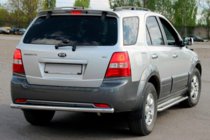 Kia Sorento I BL 2002–2009 Zadnji zaščitni lok AK002 (nerjavno jeklo) fotografija 2