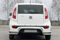 Kia Soul II 2013–2018 Zadnji zaščitni lok AK007-2 (nerjavno jeklo) fotografija 1