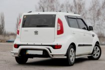 Kia Soul II 2013–2018 Zadnji zaščitni lok AK007-2 (nerjavno jeklo) fotografija 4