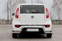 Kia Soul II 2013–2018 Zadnji zaščitni lok AK007-2 (nerjavno jeklo) fotografija 3