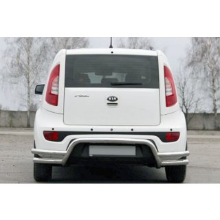 Zadnji zaščitni lok AK007-2 (nerjavno jeklo) Kia Soul II 2013–2018 fotografija 1
