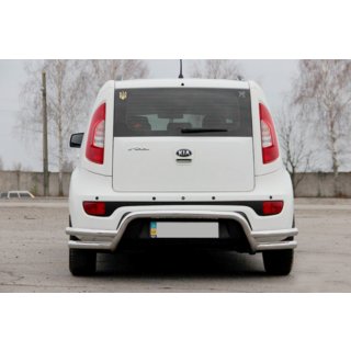 Zadnji zaščitni lok AK007-2 (nerjavno jeklo) Kia Soul II 2013–2018 fotografija 3