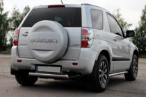 Suzuki Grand Vitara 2005–2017 Zadnji zaščitni lok AK002 (nerjaveče jeklo) fotografija 4