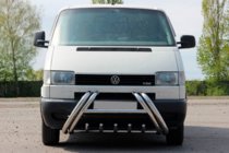 Volkswagen T4 Transporter 1990–2003 Sprednji zaščitni lok (bull bar) Kelebek WT011 (nerjaveče jeklo) fotografija 2