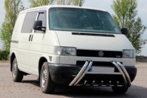 Volkswagen T4 Transporter 1990–2003 Sprednji zaščitni lok (bull bar) Kelebek WT011 (nerjaveče jeklo) fotografija 3