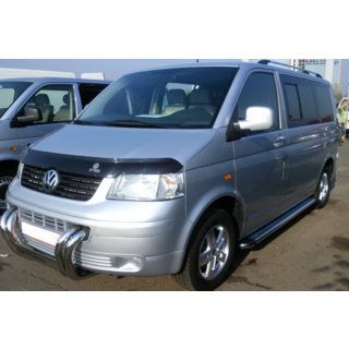 Sprednji zaščitni lok (bullbar) ST006-04 "Nostrils" (nerjaveče jeklo) Volkswagen T5 Transporter 2003–2010 fotografija 4