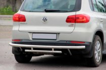 Volkswagen Tiguan 2007–2016 Zadnji zaščitni lok AK002-2 (nerjavno jeklo) fotografija 2
