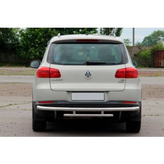 Zadnji zaščitni lok AK002-2 (nerjavno jeklo) Volkswagen Tiguan 2007–2016 fotografija 3