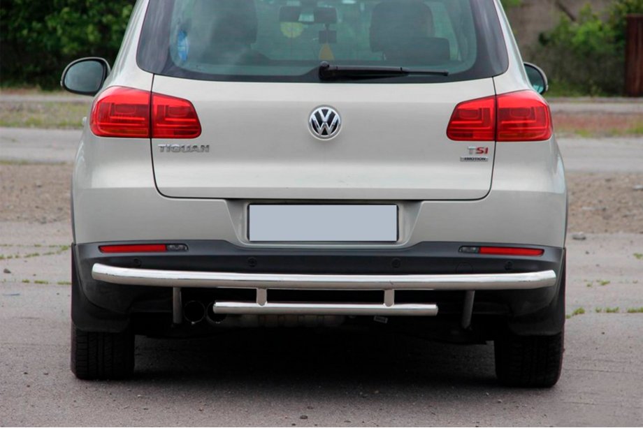 Volkswagen Tiguan 2007–2016 Zadnji zaščitni lok AK002-2 (nerjavno jeklo) Image