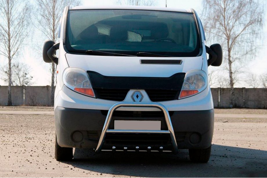 Renault Trafic 2001–2015 Sprednji zaščitni lok QT-Spec (nerj.) Image