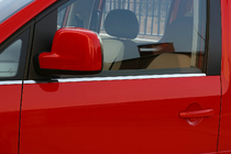 Volkswagen Caddy 2010–2015 Spodnja okenska letev (nerjavno jeklo) Spredaj, Carmos – turško jeklo fotografija 2