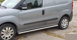Fiat Doblo II 2010–2022 Stranske cevi (2 kos, nerjavno jeklo) fotografija 4