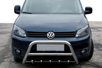 Volkswagen Caddy 2010–2015 Sprednji zaščitni lok (kenguru) WT003 (Ø60 mm, nerjaveče jeklo) 50 mm fotografija 1