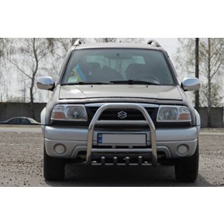 Kenguru zaščitni lok QT007 (nerjaveče jeklo) Suzuki Vitara 1998–2006 fotografija 2