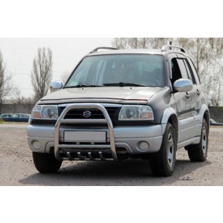 Kenguru zaščitni lok QT007 (nerjaveče jeklo) Suzuki Vitara 1998–2006 fotografija 3