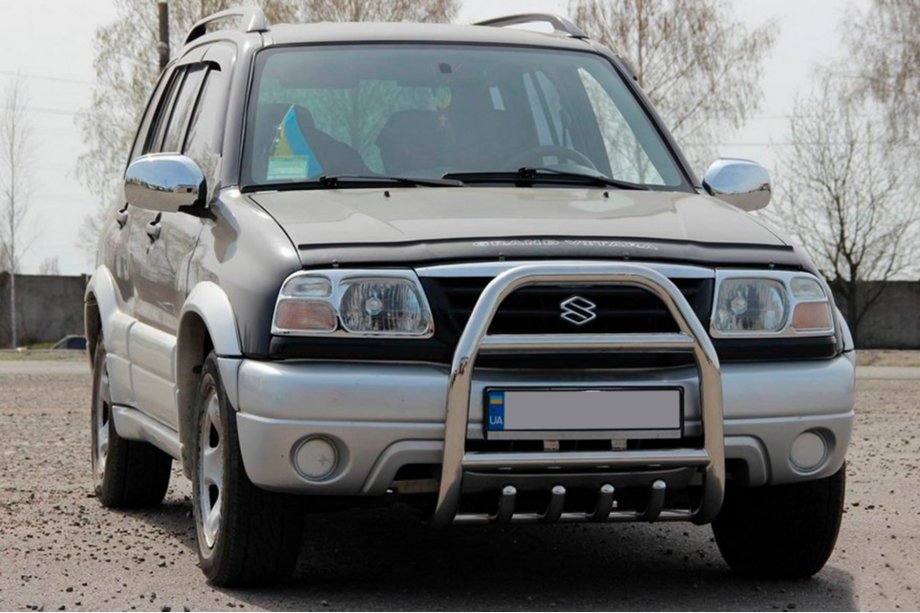 Suzuki Vitara 1998–2006 Kenguru zaščitni lok QT007 (nerjaveče jeklo) Image