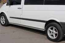 Mercedes Vito W639 2004–2014 Stranske cevi BB001 (2 kosa, nerjavno jeklo) fotografija 3
