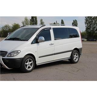 Stranske cevi BB001 (2 kosa, nerjavno jeklo) Mercedes Vito W639 2004–2014 fotografija 2