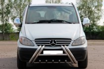 Mercedes Viano 2004–2014 Prednji zaščitni lok (bullbar) Kelebek WT011 (nerjaveče jeklo) fotografija 3