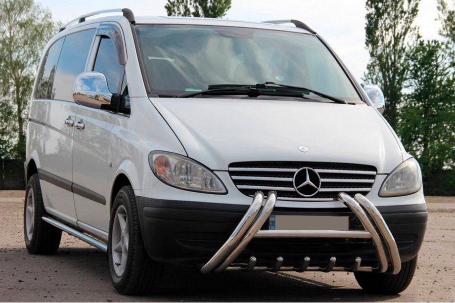 Mercedes Viano 2004–2014 Prednji zaščitni lok (bullbar) Kelebek WT011 (nerjaveče jeklo) Image