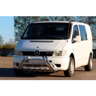 Prednji zaščitni lok (bullbar) Kelebek WT011 (nerjaveče jeklo) Mercedes Vito W638 1996–2003 fotografija 1