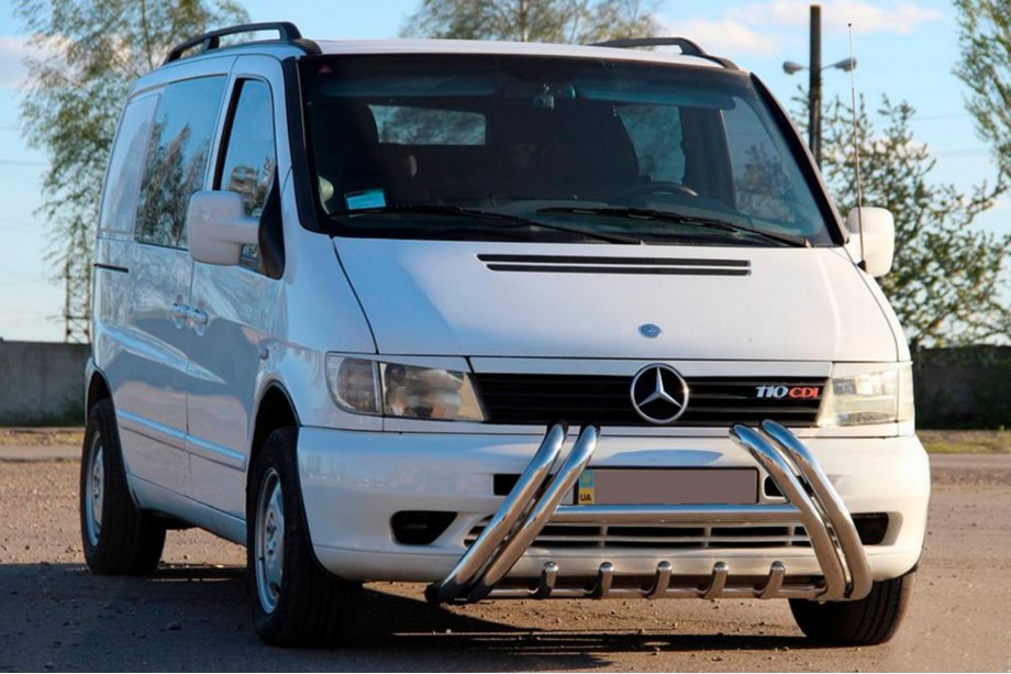 Mercedes Vito W638 1996–2003 Prednji zaščitni lok (bullbar) Kelebek WT011 (nerjaveče jeklo) Fotografija 2