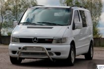 Mercedes Vito W638 1996–2003 Sprednji zaščitni lok WT022 (nerjaveče jeklo) fotografija 3
