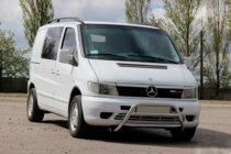 Mercedes Vito W638 1996–2003 Sprednji zaščitni lok WT022 (nerjaveče jeklo) fotografija 2