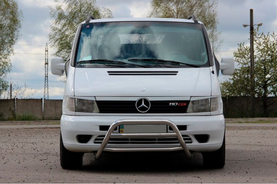 Mercedes Vito W638 1996–2003 Sprednji zaščitni lok WT022 (nerjaveče jeklo) Image