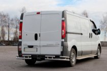 Renault Trafic 2001–2015 Zadnji zaščitni lok AK003-Plus-2 (nerjaveče jeklo) fotografija 1