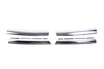 Volkswagen Amarok 2010–2022 Okrasne letvice za masko 2010-2016 (široki trakovi, 4 kosi, nerjavno jeklo) fotografija 2