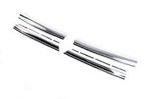 Volkswagen Amarok 2010–2022 Okrasne letvice za masko 2010-2016 (široki trakovi, 4 kosi, nerjavno jeklo) fotografija 3