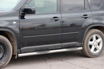 Nissan X-trail T31 2007–2014 Stranske cevi BB002 (2 kosa, inox) fotografija 4