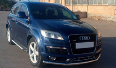 Audi Q7 2005–2015 Sprednji zaščitni lok ST008 (nerjavno jeklo) Ø51 mm fotografija 2