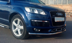 Audi Q7 2005–2015 Sprednji zaščitni lok ST008 (nerjavno jeklo) Ø51 mm fotografija 3