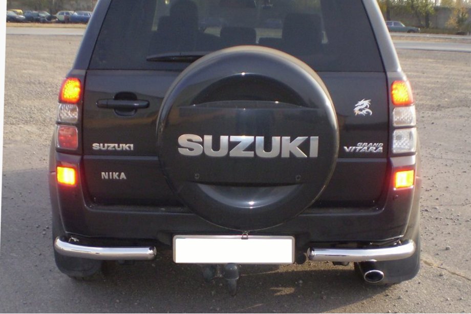 Suzuki Grand Vitara 2005–2017 Zadnji zaščitni lok AK003 (nerjaveče jeklo) Image