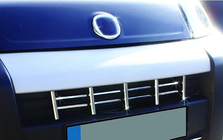 Fiat Fiorino/Qubo 2008–2024 Okrasne letvice za masko (13 delov, nerjavno jeklo) fotografija 3