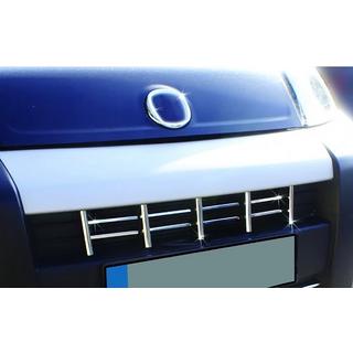 Okrasne letvice za masko (13 delov, nerjavno jeklo) Fiat Fiorino/Qubo 2008–2024 fotografija 3