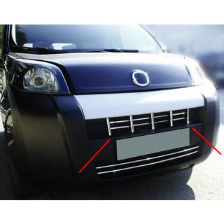 Okrasne letvice za masko (13 delov, nerjavno jeklo) Fiat Fiorino/Qubo 2008–2024 fotografija 1