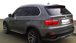 BMW X5 E70 2007–2013 Zadnji difuzor odbijača (2007-2010, za lakiranje) fotografija 1