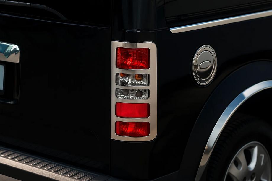 Ford Connect 2002–2006 Okrasni pokrovi zavornih luči (2 kosa, nerjaveče jeklo) OmsaLine - italijansko nerjavno jeklo Fotografija 3