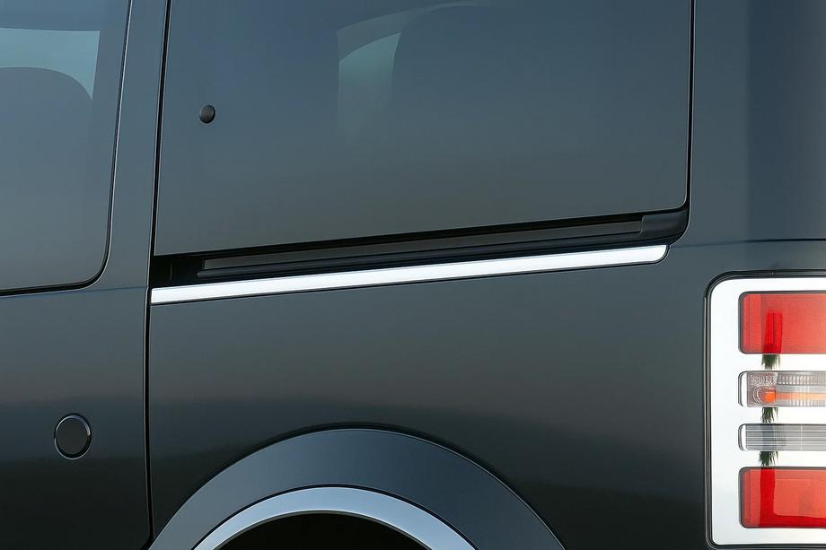 Ford Connect 2002–2006 Letve pod drsnimi vrati (nerjavno jeklo) Image