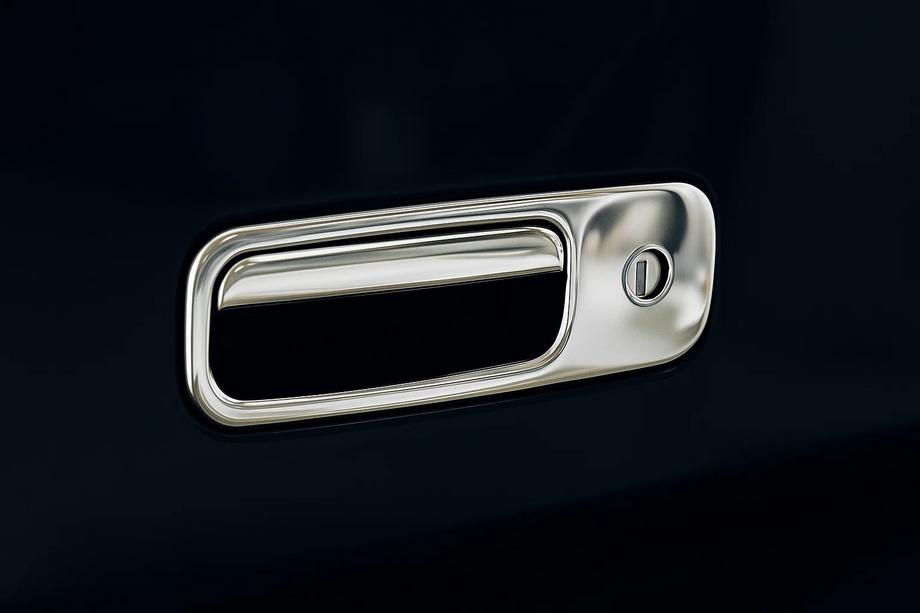 Volkswagen Lupo 1999–2005 Obloga ročaja prtljažnika (nerjaveče jeklo) Image