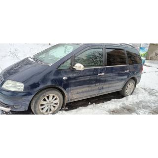 Okenske obrobe (4 kosi, nerjavno jeklo) Volkswagen Sharan 1995–2010 fotografija 3