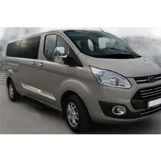 Kromirani pokrovi ogledal (2 kosa, plastika) Ford Custom 2013–2022 fotografija 3