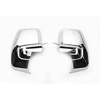 Kromirani pokrovi ogledal (2 kosa, plastika) Ford Custom 2013–2022 fotografija 4