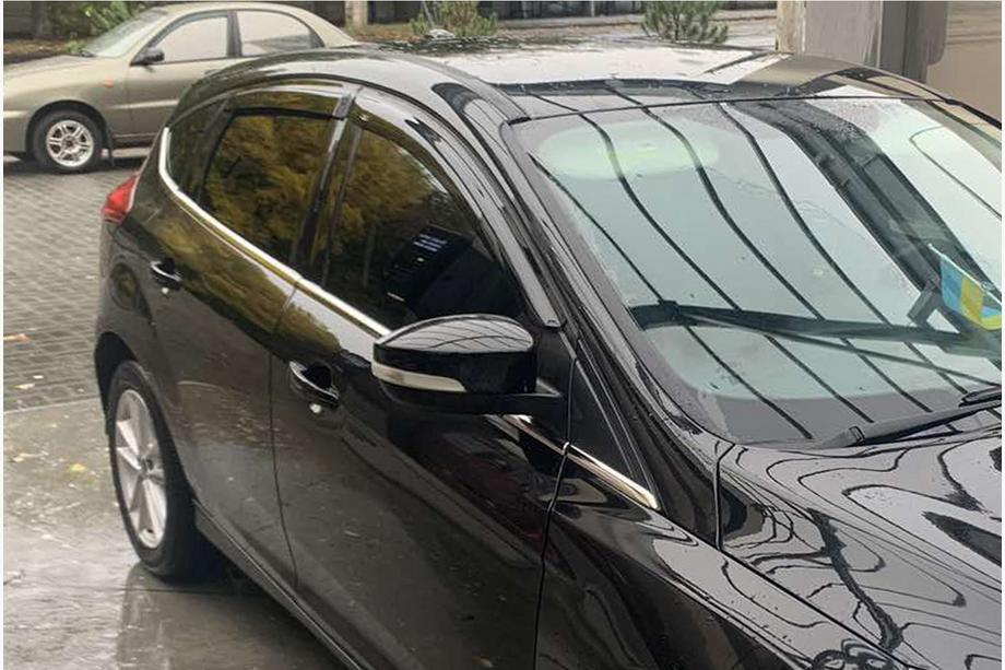 Ford Focus III 2011–2017 Spodnje kromirane letve oken (8 kos, nerjaveče jeklo) Image